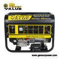 Nuevo diseño Precio competitivo Electric 188F OHV Motor 13hp Un solo fase 100% Cobre Wire 5KW 6KW 5KVA Gasoline Generator